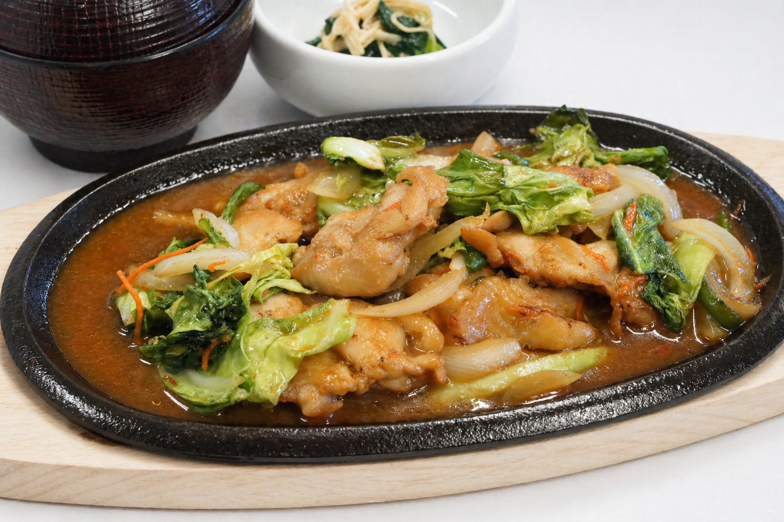 鉄板けいちゃん焼定食