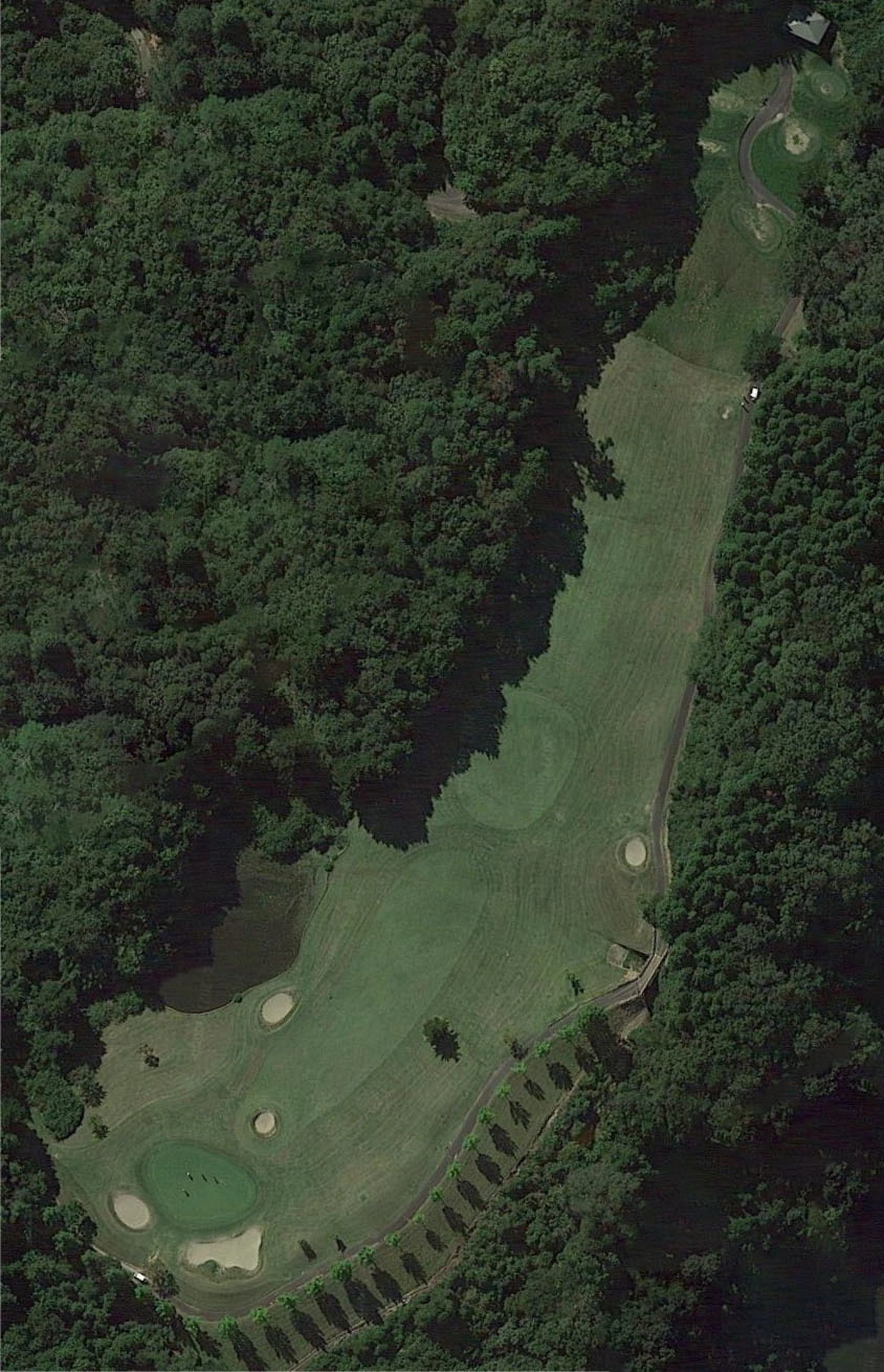 14番ホール コースマップ