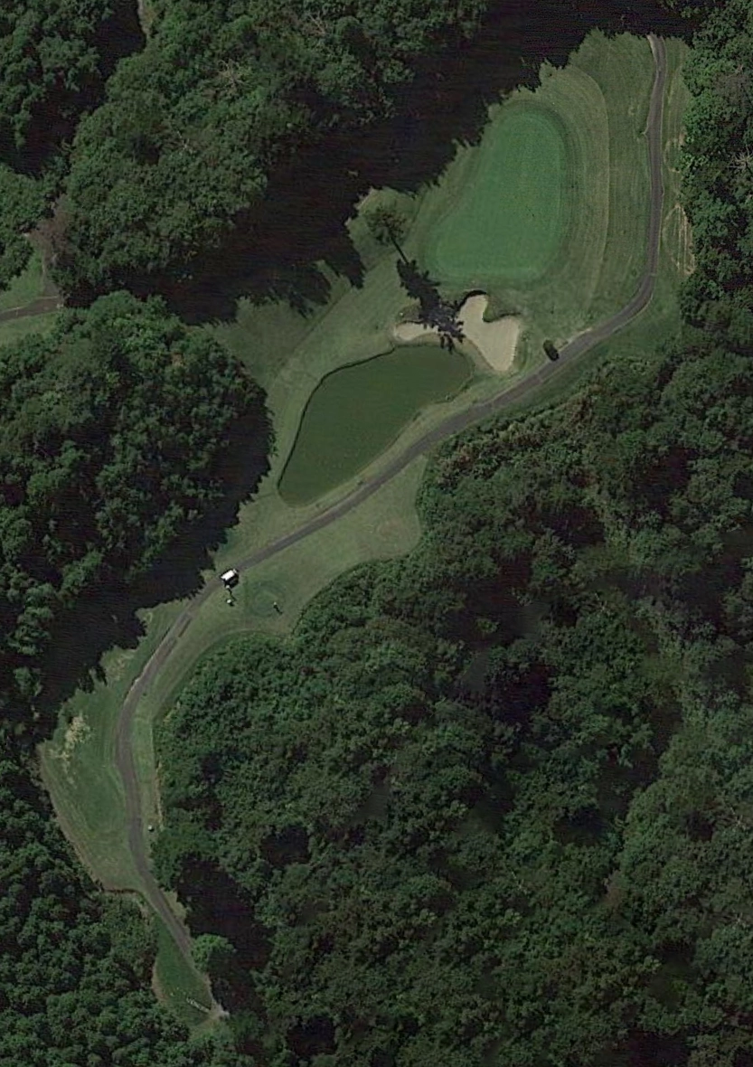 15番ホール コースマップ