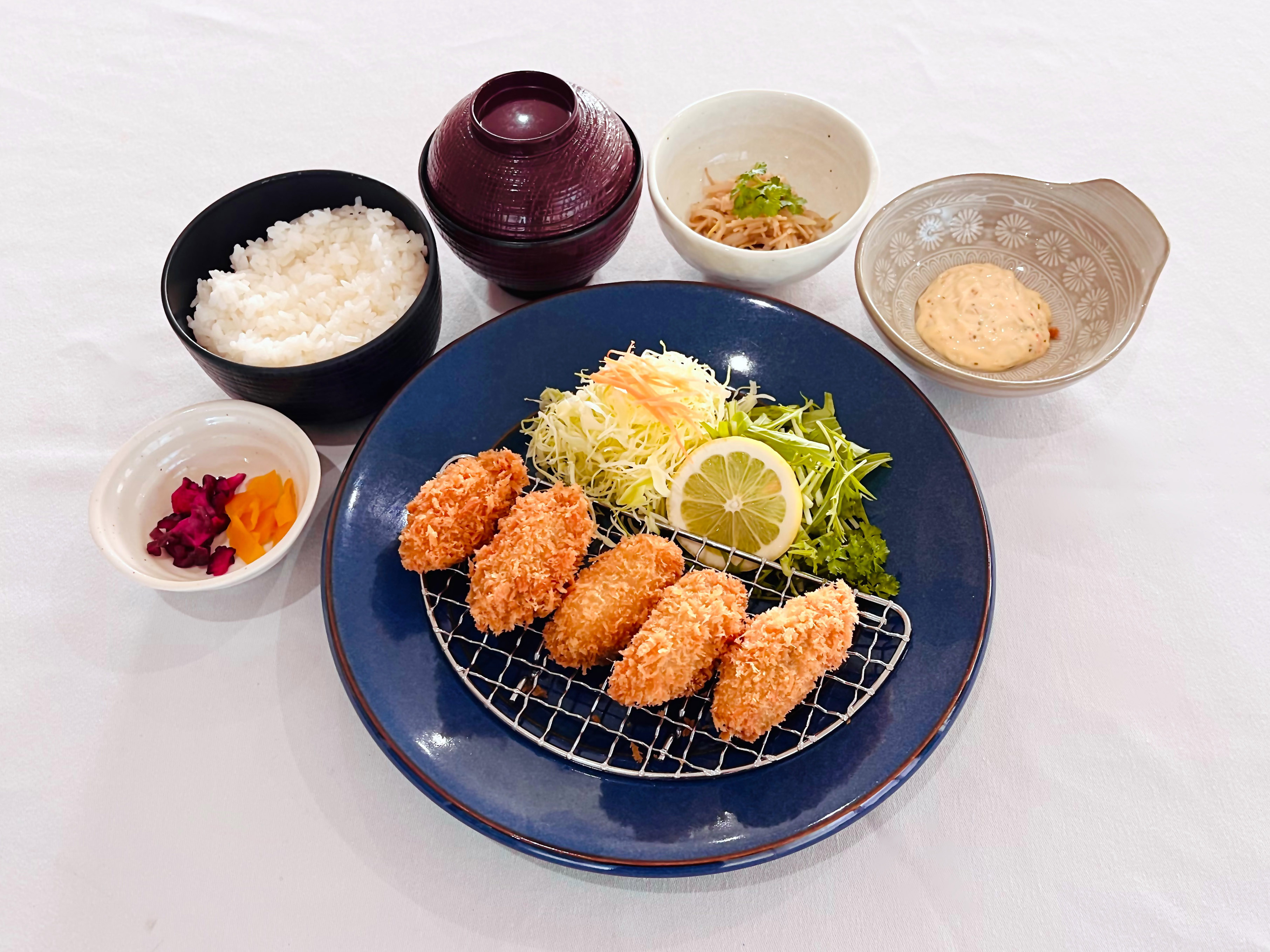 カキフライ定食